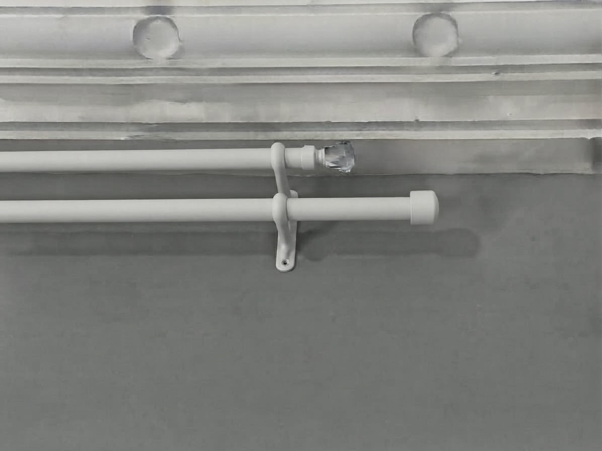 Decorative curtains bar ;3m double